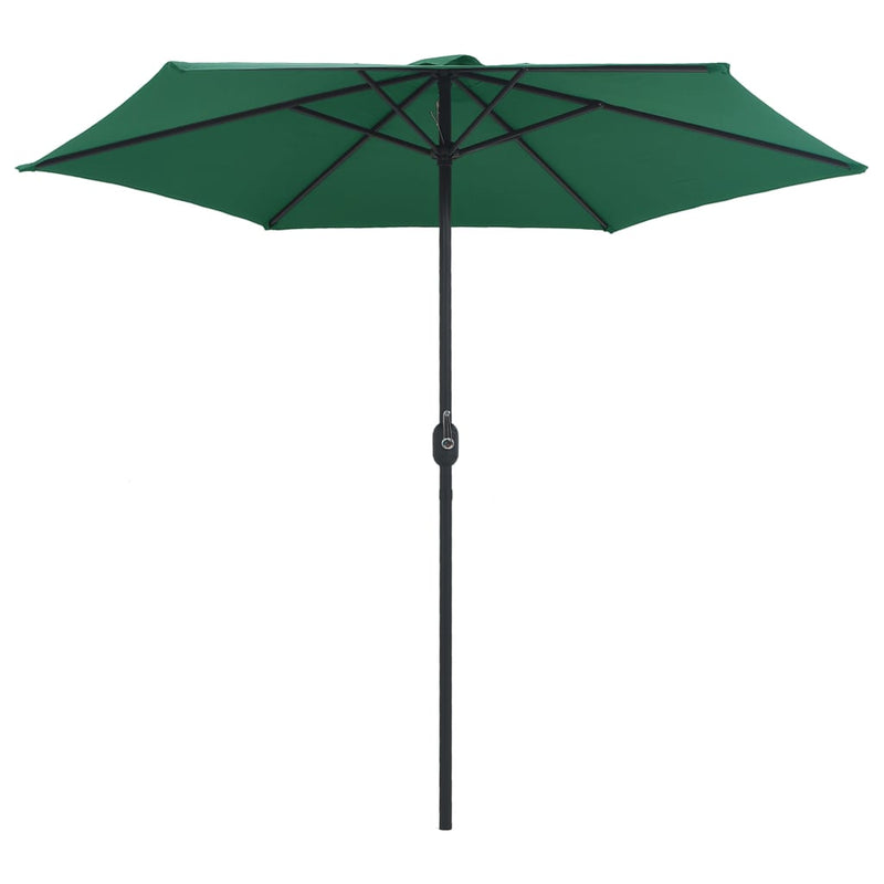 Load image into Gallery viewer, Vidaxl parasol met aluminium paal 270x246 cm groen