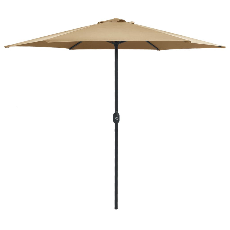 Load image into Gallery viewer, Vidaxl parasol met aluminium paal 270x246 cm taupe