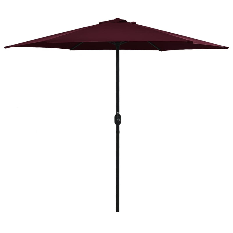 Load image into Gallery viewer, Vidaxl parasol met aluminium paal 270x246 cm bordeauxrood