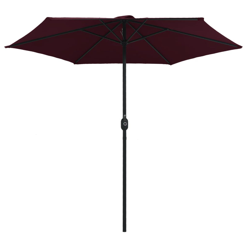 Load image into Gallery viewer, Vidaxl parasol met aluminium paal 270x246 cm bordeauxrood