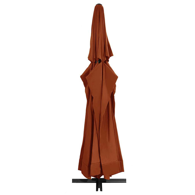Load image into Gallery viewer, Vidaxl parasol met aluminium paal 600 cm terracottakleurig
