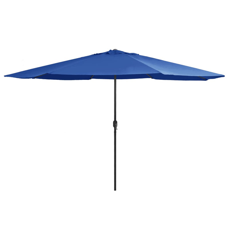 Load image into Gallery viewer, VidaXL Parasol met metalen paal 390 cm azuurblauw