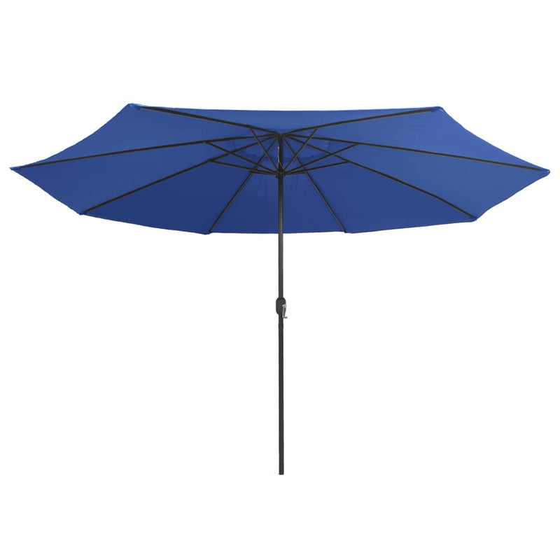 Load image into Gallery viewer, VidaXL Parasol met metalen paal 390 cm azuurblauw