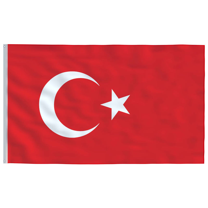 Load image into Gallery viewer, Vidaxl vlag turkije 90x150 cm