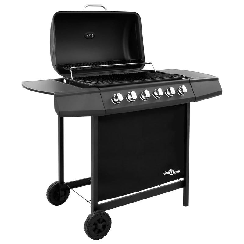 Load image into Gallery viewer, Vidaxl gasbarbecue met 6 branders zwart
