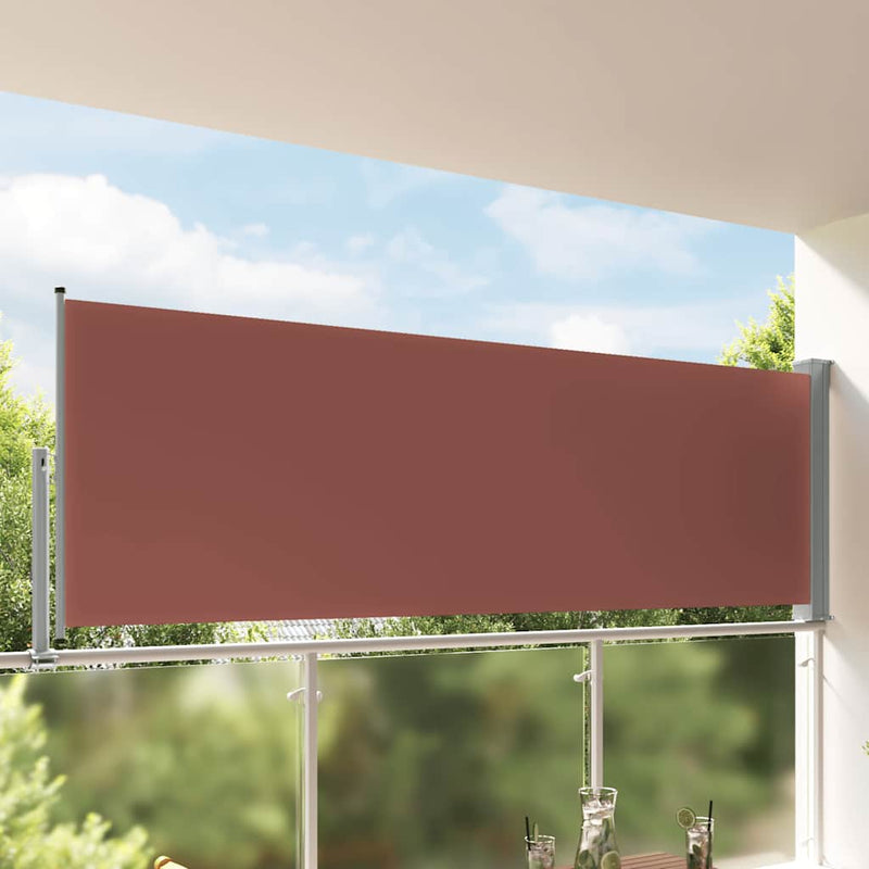 Laden Sie das Bild in Galerie -Viewer, Vidaxl tuinscherm uittrekbaar 120x300 cm bruin