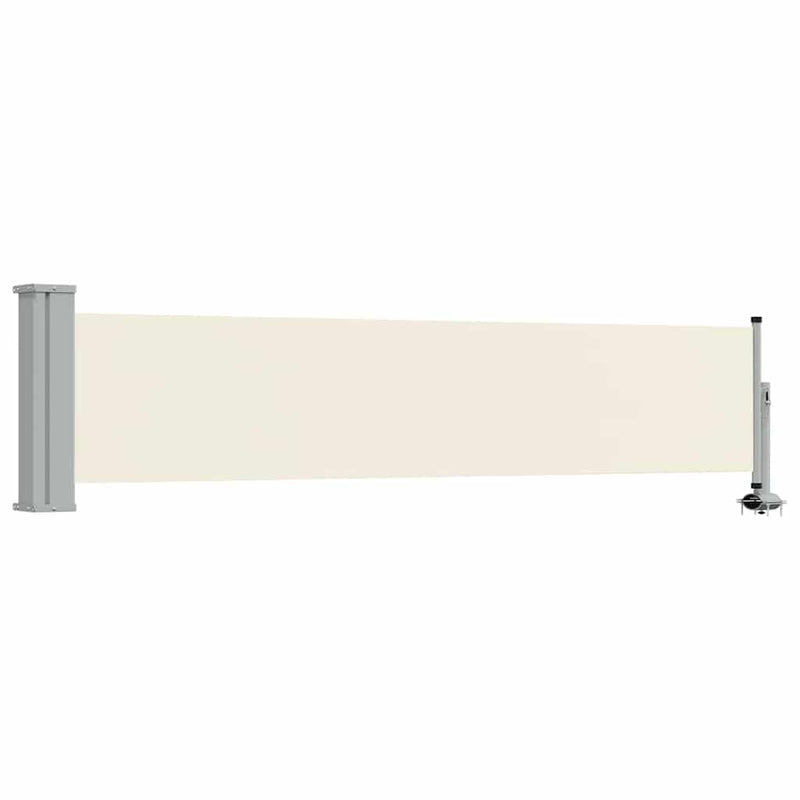 Load image into Gallery viewer, Vidaxl tuinscherm uittrekbaar 60x300 cm crèmekleurig