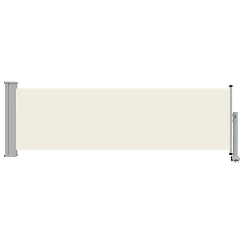 Load image into Gallery viewer, Vidaxl tuinscherm uittrekbaar 80x300 cm crèmekleurig