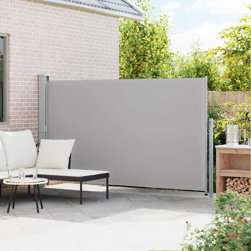 Load image into Gallery viewer, Vidaxl tuinscherm uittrekbaar 170x300 cm grijs