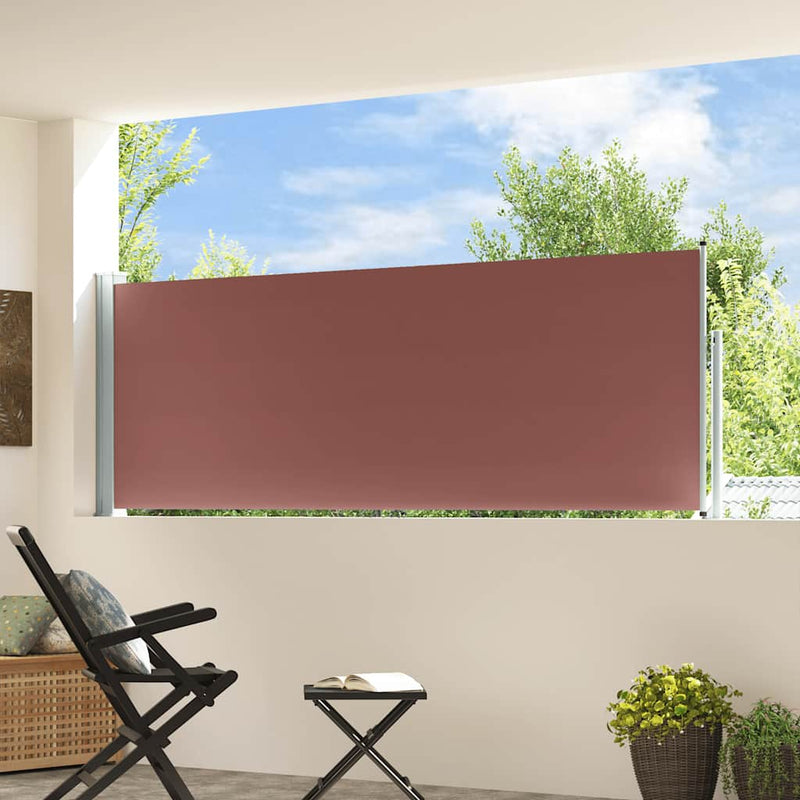 Load image into Gallery viewer, Vidaxl tuinscherm uittrekbaar 100x300 cm bruin