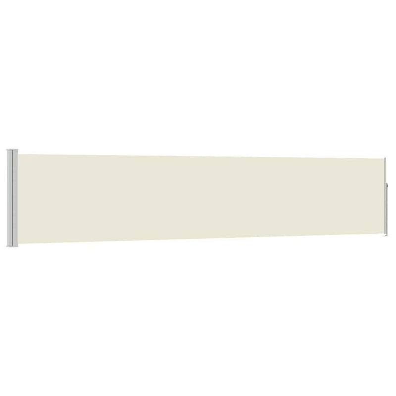 Load image into Gallery viewer, Vidaxl tuinscherm uittrekbaar 100x500 cm crème