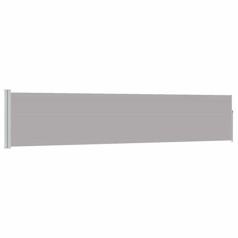 Load image into Gallery viewer, Vidaxl tuinscherm uittrekbaar 100x500 cm grijs
