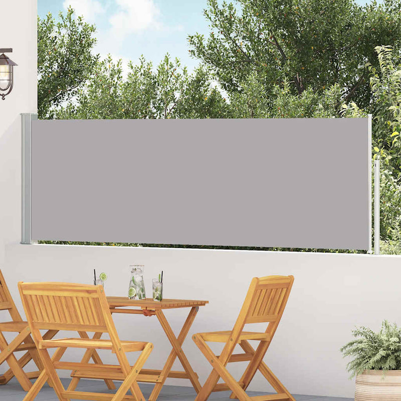 Load image into Gallery viewer, Vidaxl tuinscherm uittrekbaar 100x500 cm grijs
