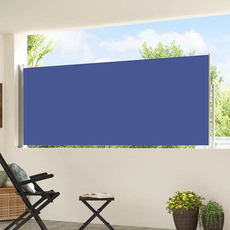 Load image into Gallery viewer, Vidaxl tuinscherm uittrekbaar 120x500 cm blauw