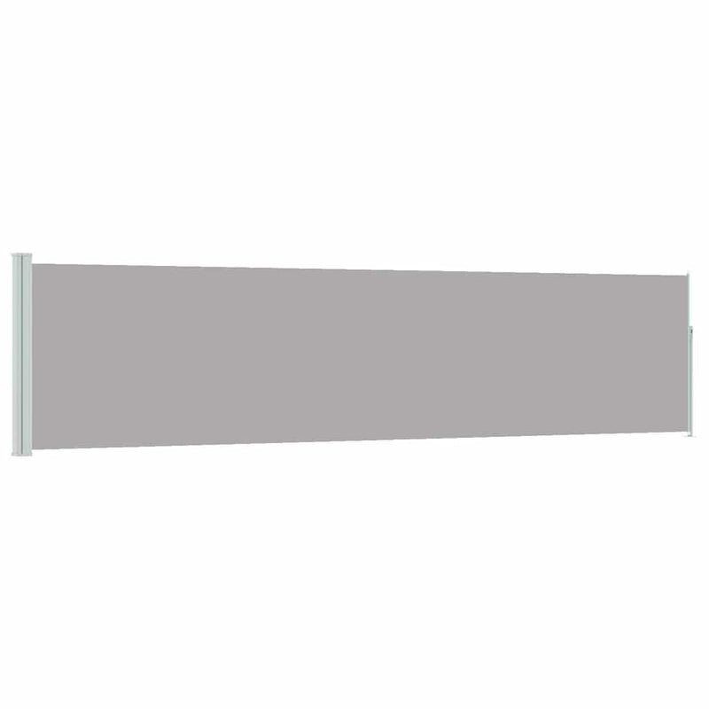 Load image into Gallery viewer, Vidaxl tuinscherm uittrekbaar 120x500 cm grijs