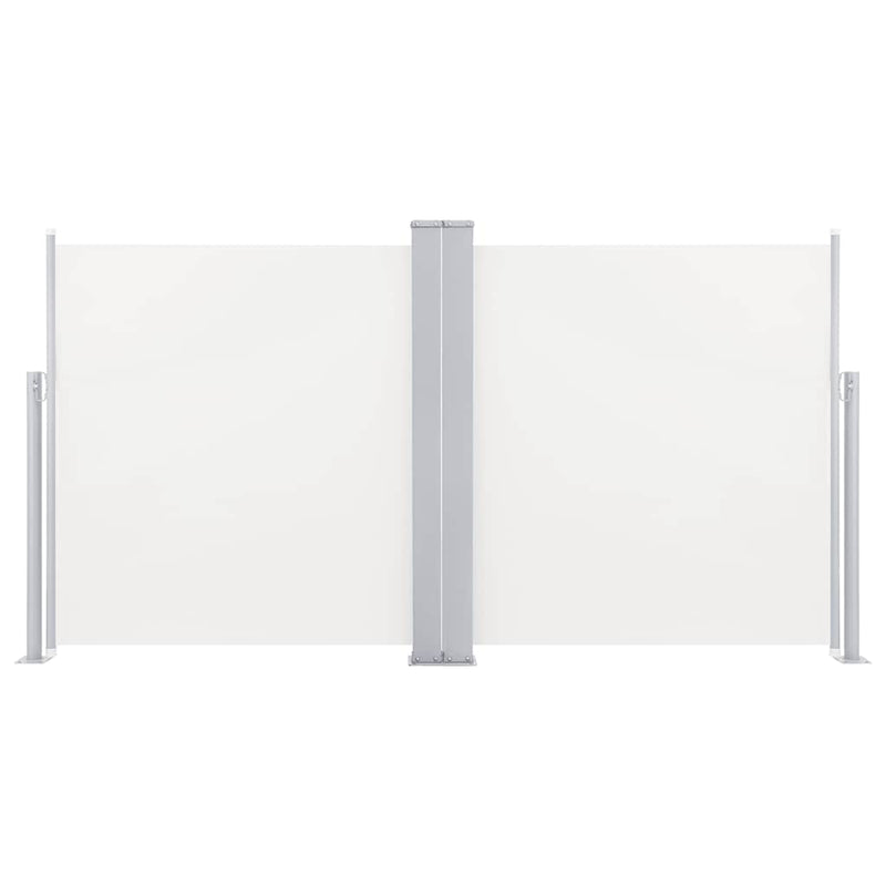Load image into Gallery viewer, Vidaxl windscherm uittrekbaar 120x600 cm crème