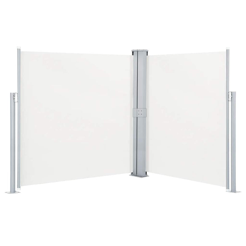 Load image into Gallery viewer, Vidaxl windscherm uittrekbaar 140x600 cm crème
