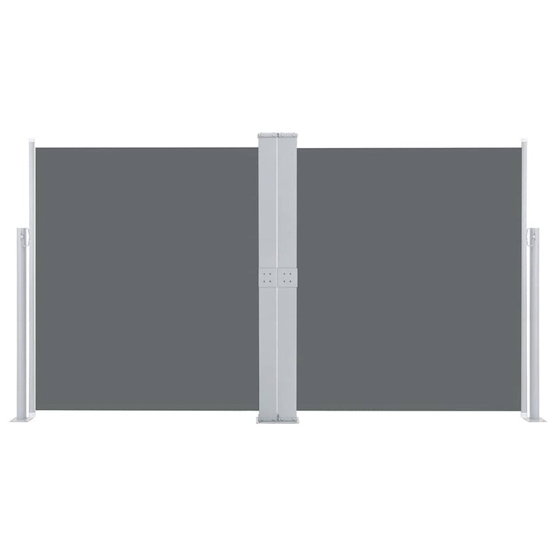 Load image into Gallery viewer, Vidaxl windscherm uittrekbaar 140x600 cm antraciet
