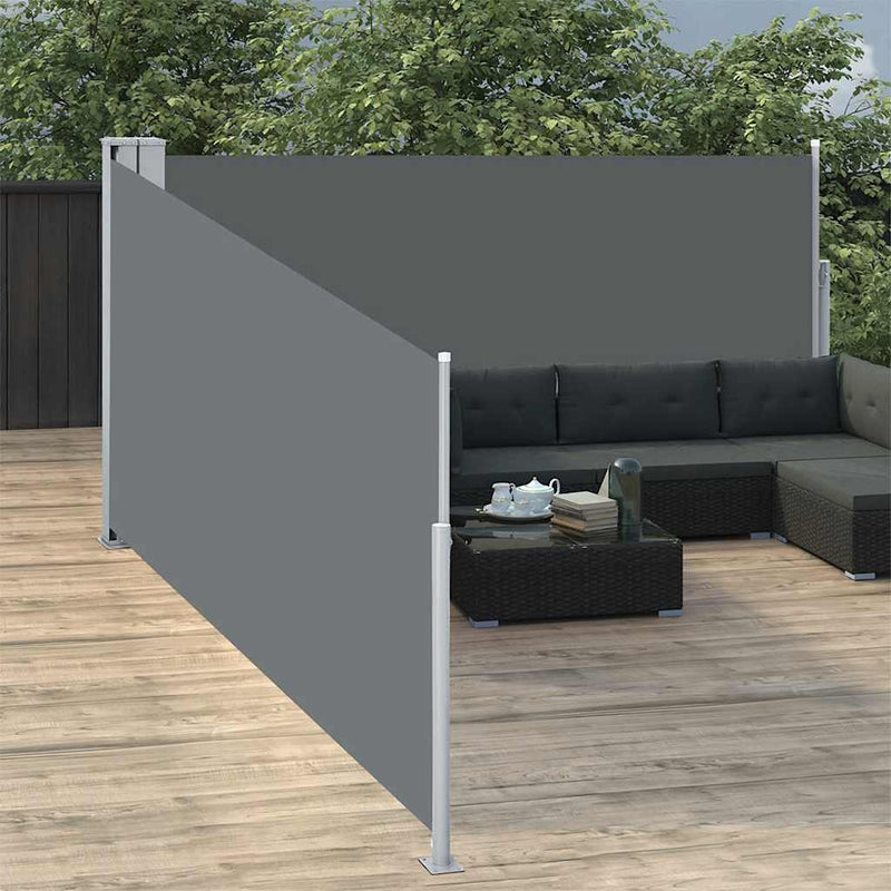 Load image into Gallery viewer, Vidaxl windscherm uittrekbaar 100x1000 cm antraciet