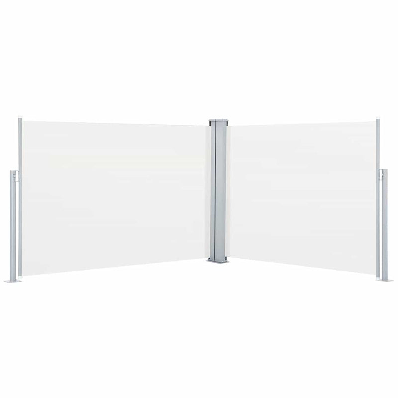 Load image into Gallery viewer, Vidaxl windscherm uittrekbaar 120x1000 cm crème