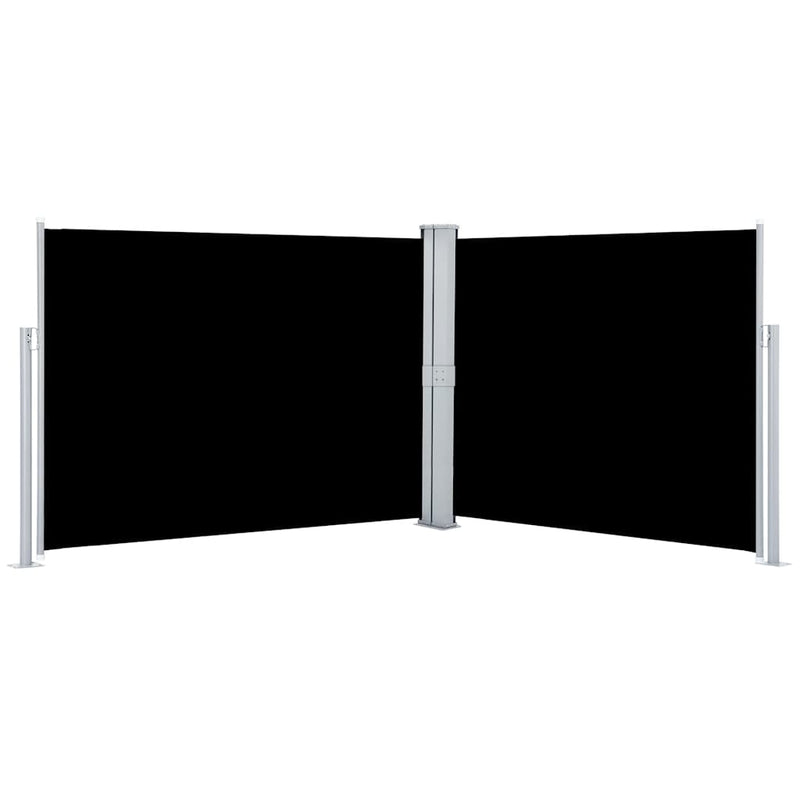 Load image into Gallery viewer, Vidaxl windscherm uittrekbaar 140x1000 cm zwart