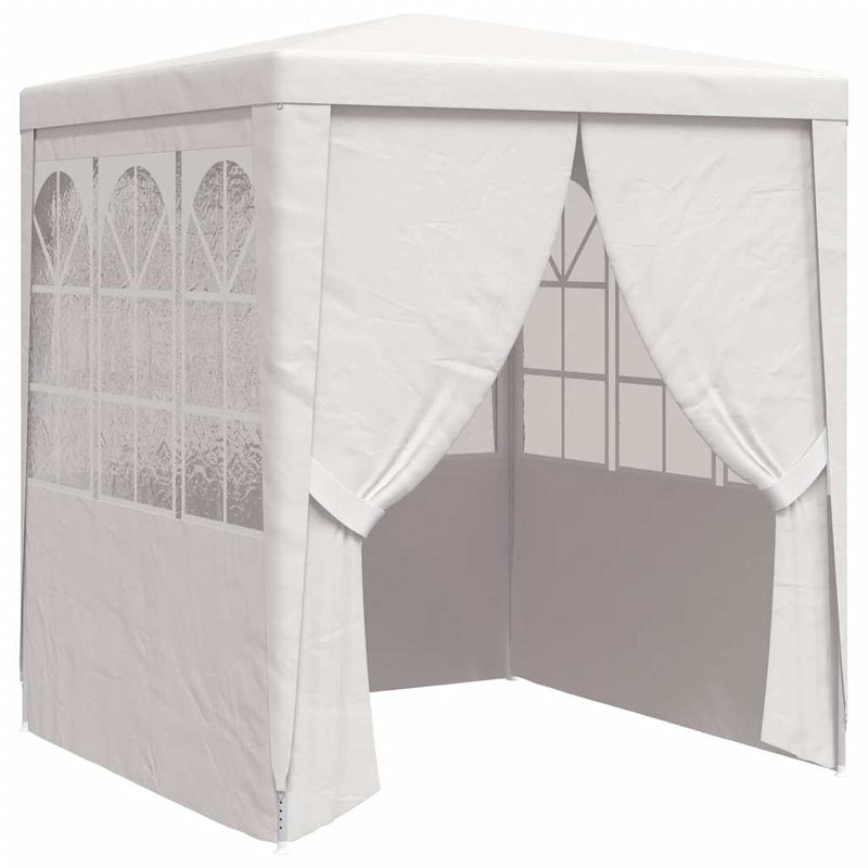Load image into Gallery viewer, Vidaxl partytent met zijwanden professioneel 90 g m² 2x2 m wit