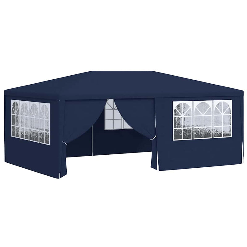 Load image into Gallery viewer, Vidaxl partytent met zijwanden professioneel 90 g m² 4x6 m blauw