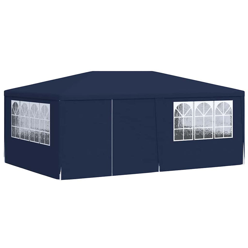Load image into Gallery viewer, Vidaxl partytent met zijwanden professioneel 90 g m² 4x6 m blauw