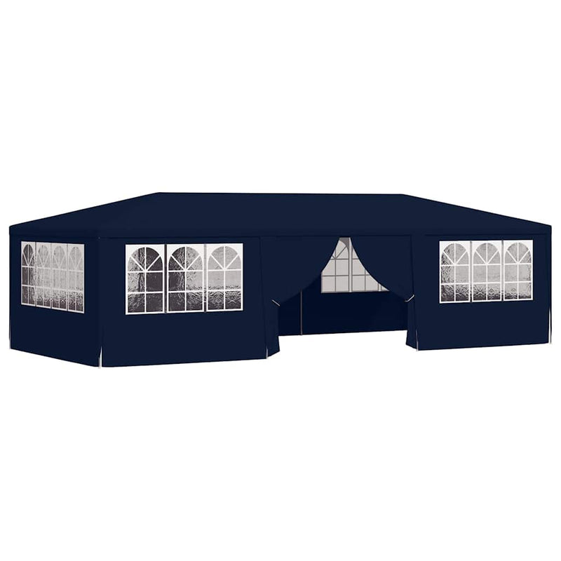 Load image into Gallery viewer, Vidaxl partytent met zijwanden professioneel 90 g m² 4x9 m blauw