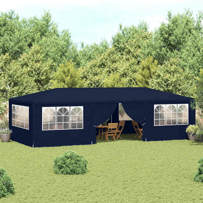 Load image into Gallery viewer, Vidaxl partytent met zijwanden professioneel 90 g m² 4x9 m blauw