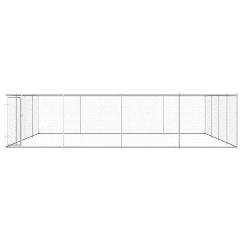 Load image into Gallery viewer, VidaXL Hondenkennel voor buiten 760x760x185 cm gegalvaniseerd staal
