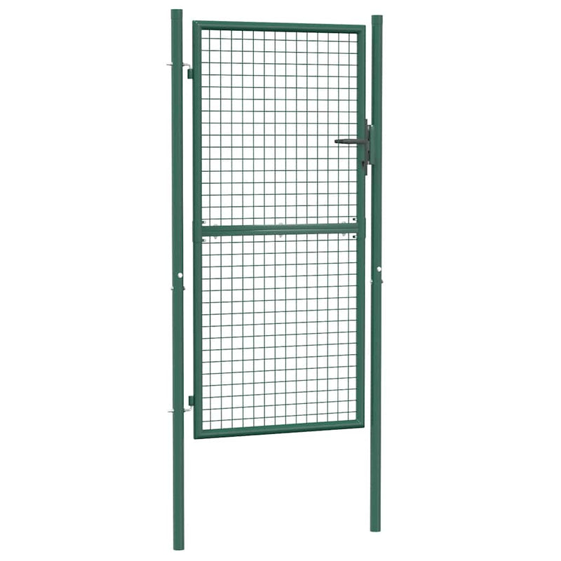Load image into Gallery viewer, Vidaxl hekpoort staal 100x175 cm groen