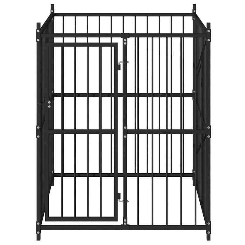 Load image into Gallery viewer, VidaXL Hondenkennel voor buiten 120x120x150 cm