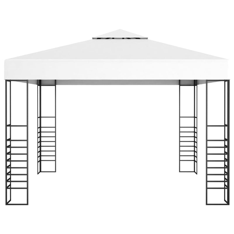 Load image into Gallery viewer, Vidaxl tuinpaviljoen 3x3 m wit