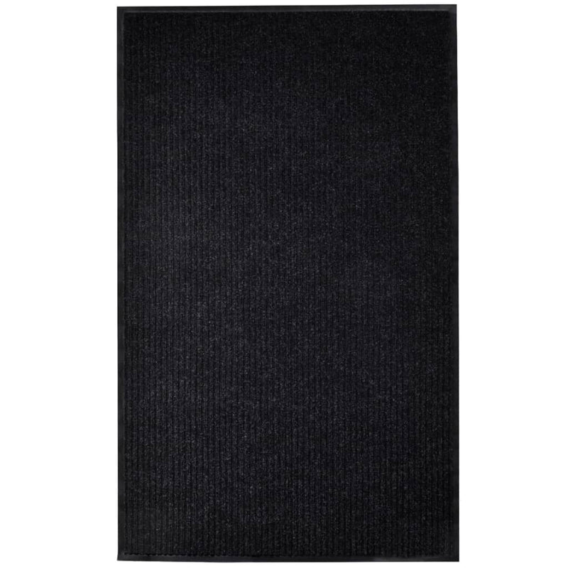Cargue la imagen en el visor de la galería, Vidaxl deurmat 117x220 cm pvc zwart