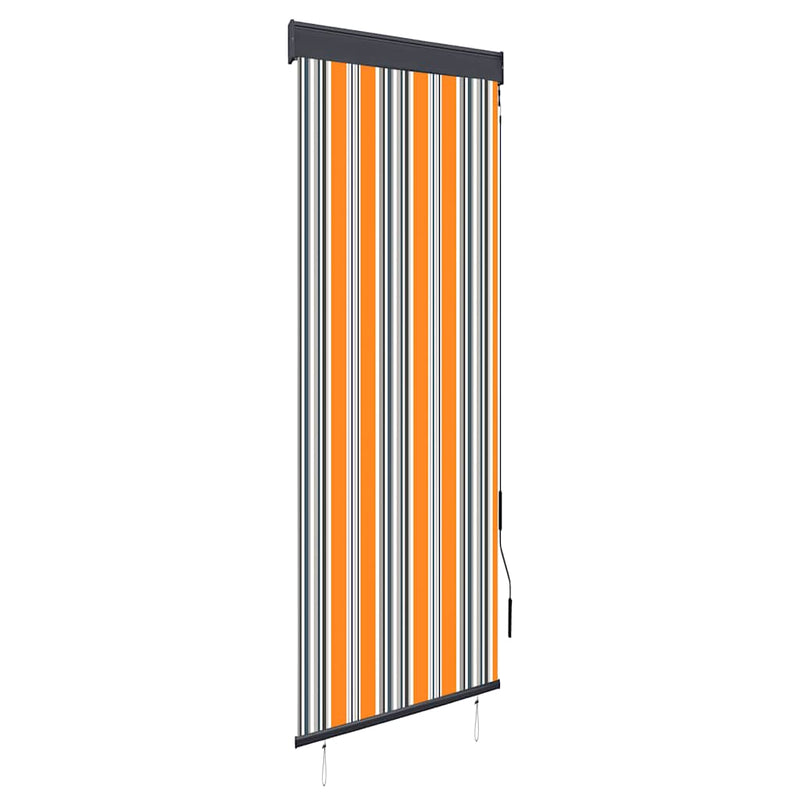 Load image into Gallery viewer, Vidaxl rolgordijn voor buiten 60x250 cm geel en blauw