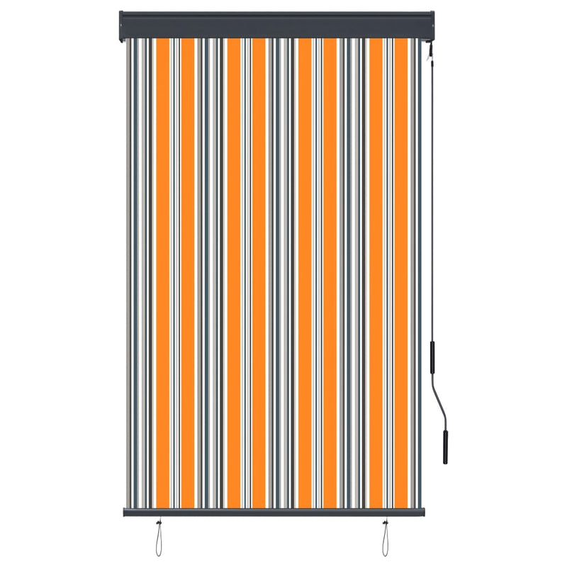 Load image into Gallery viewer, VidaXL Rolgordijn voor buiten 100x250 cm geel en blauw