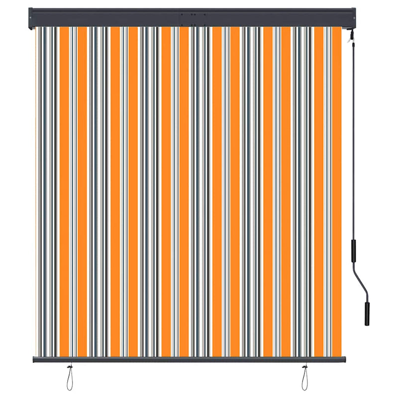 ギャラリービューアに画像をロードする, Vidaxl rolgordijn voor buiten 140x250 cm geel en blauw