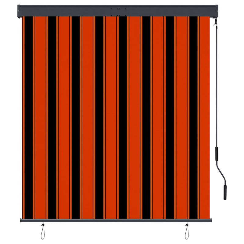 Laden Sie das Bild in Galerie -Viewer, Vidaxl rolgordijn voor buiten 140x250 cm oranje en bruin