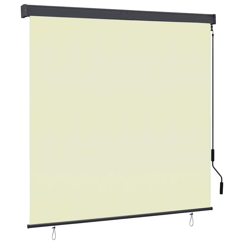 Laden Sie das Bild in Galerie -Viewer, Vidaxl rolgordijn voor buiten 160x250 cm crème