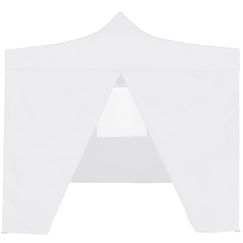 Load image into Gallery viewer, Vidaxl partytent met 4 zijwanden inklapbaar 3x3 m staal wit