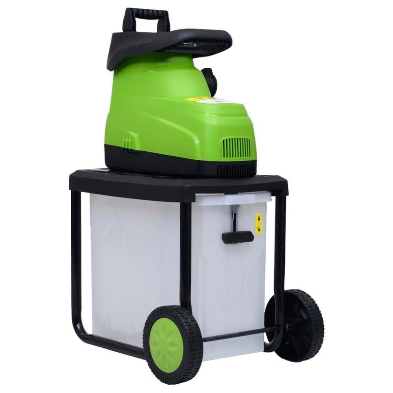 Load image into Gallery viewer, Vidaxl tuinhakselaar elektrisch met verzamelbak 2800 w