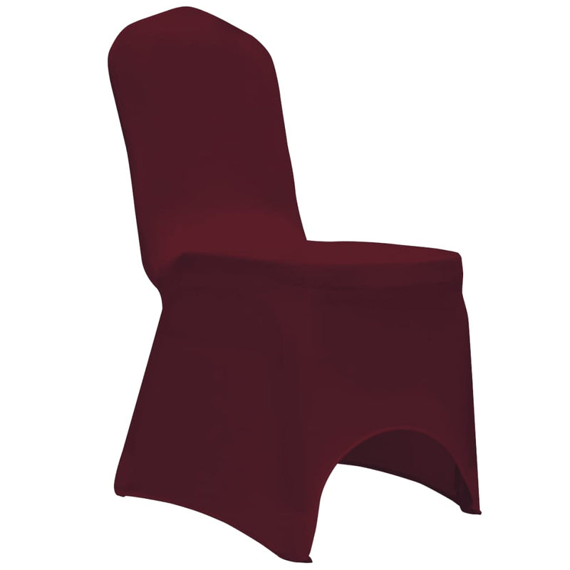 Load image into Gallery viewer, Vidaxl stoelhoezen stretch 12 st bordeauxrood