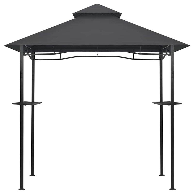 Load image into Gallery viewer, Vidaxl barbecue paviljoen 240x150x255 cm staal antraciet