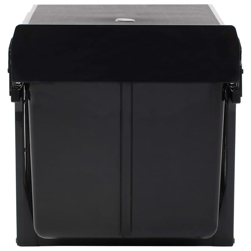 Load image into Gallery viewer, Vidaxl inbouwprullenbak uittrekbaar soft-close 48 l