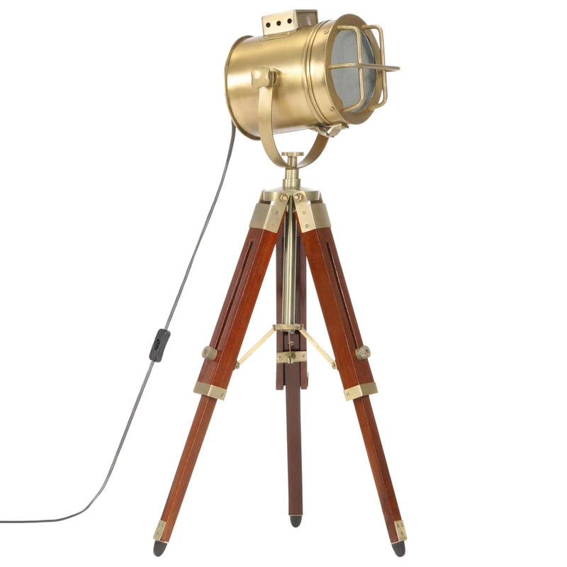 Load image into Gallery viewer, Vidaxl vloerlamp driepoot 69 cm massief mangohout