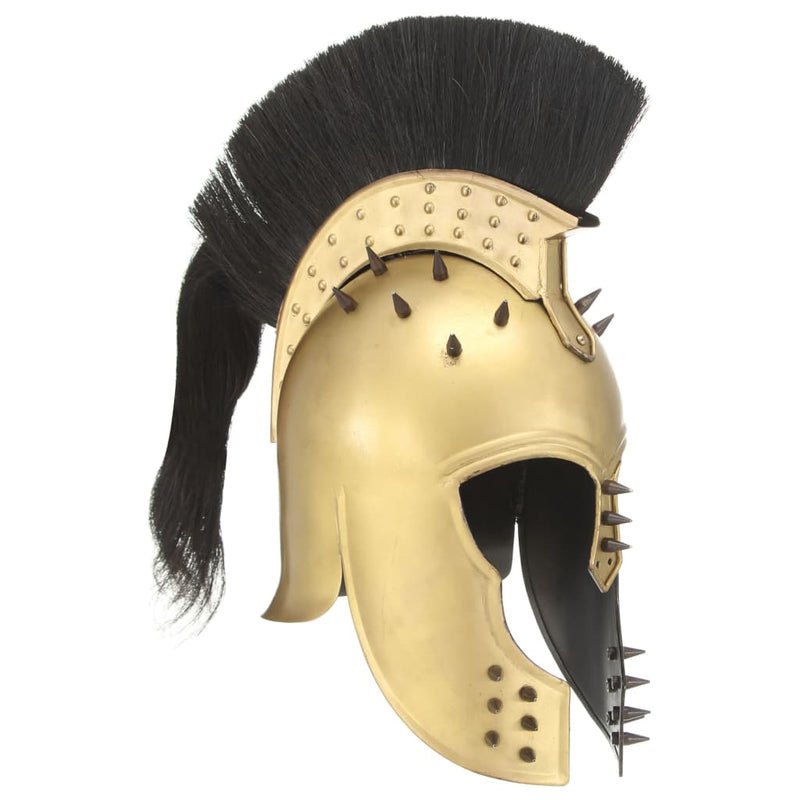 Load image into Gallery viewer, Vidaxl soldatenhelm grieks replica larp staal messingkleurig