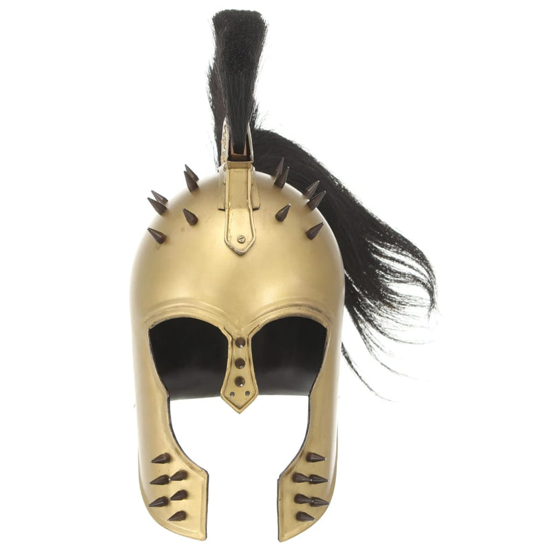 Load image into Gallery viewer, Vidaxl soldatenhelm grieks replica larp staal messingkleurig