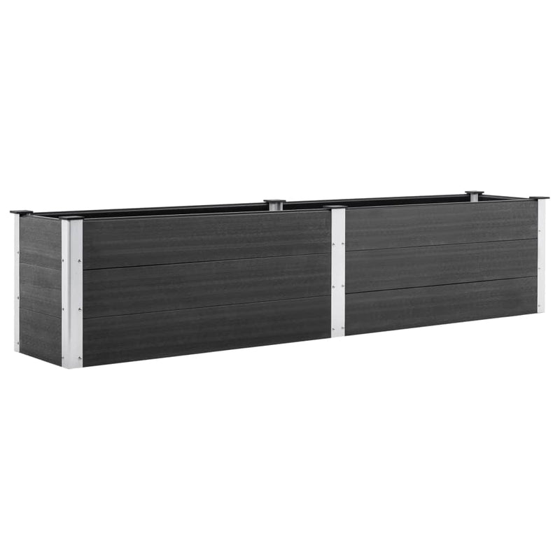 Load image into Gallery viewer, VidaXL Plantenbak verhoogd 250x50x54 cm HKC grijs