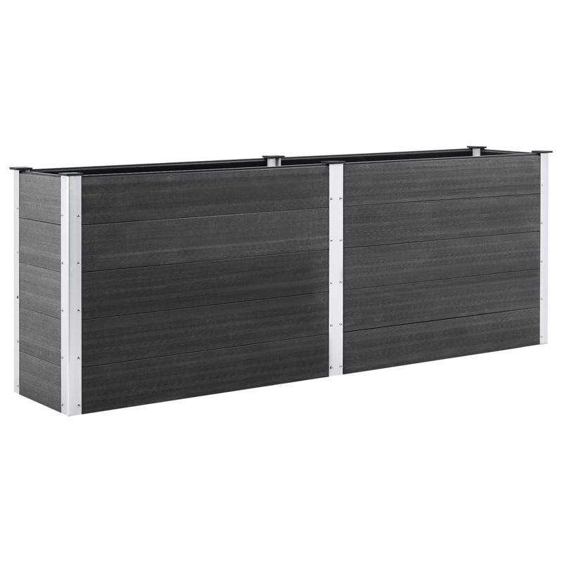 Load image into Gallery viewer, VidaXL Plantenbak verhoogd 250x100x91 cm HKC grijs